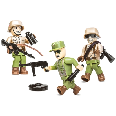 Figurki niemieckich żołnierzy - Afrika Korps