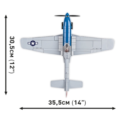 COBI - Mustang P-51D - amerykański samolot myśliwski