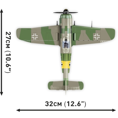 COBI - Focke-Wulf Fw190 A-5 - niemiecki samolot myśliwski