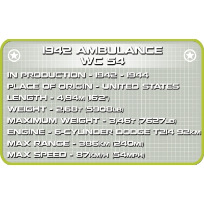 1942 Ambulance WC-54 - amerykański wojskowy ambulans