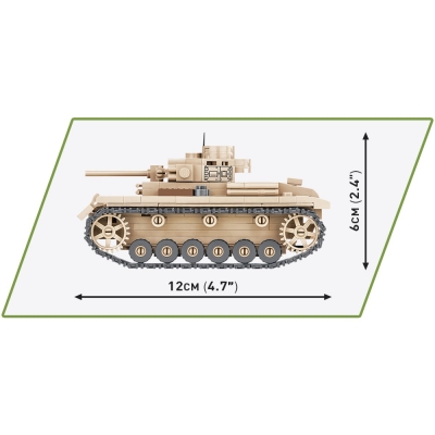 COBI - Panzer III Ausf.J - niemiecki czołg średni
