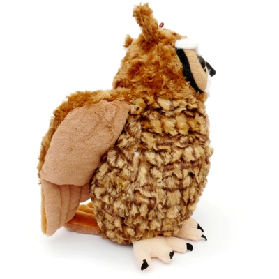 Pluszowa Sowa Puchacz 30 cm – Puszysta Przytulanka Deef
