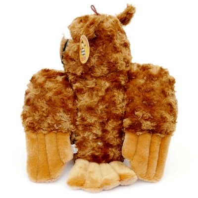 Pluszowa Sowa Puchacz 30 cm – Puszysta Przytulanka Deef
