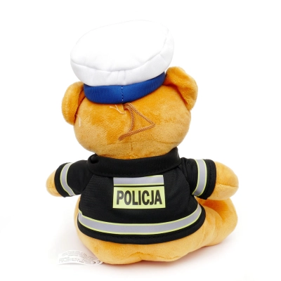 Miękki pluszowy Miś Policjant
