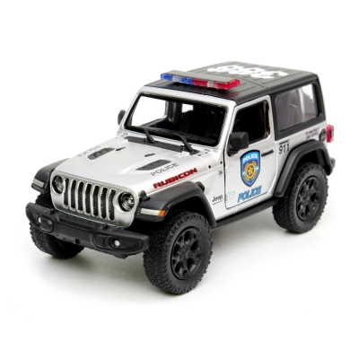 Jeep Wrangler Police - model Kinsmart - skala 1:34