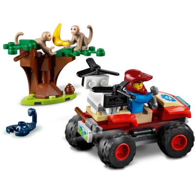 LEGO® City - Quad ratowników dzikich zwierząt