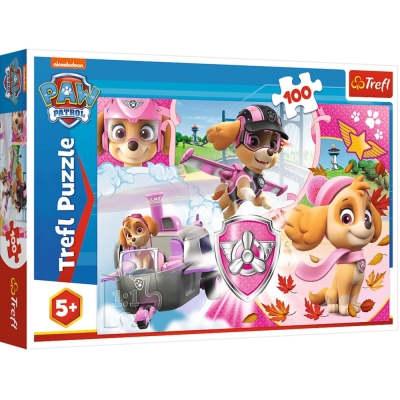 TREFL Puzzle 100 - Psi Patrol "Skye w akcji"