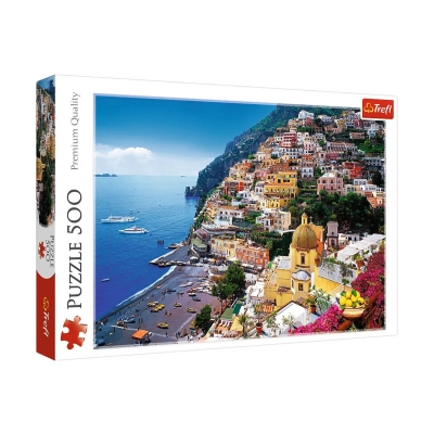 TREFL Puzzle 500 - Positano, Wybrzeże Amalfickie, Włochy
