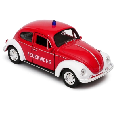 Wolkswagen Beetle Feuerwehr - model Welly - skala 1:34-39