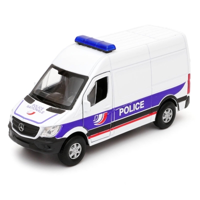 Mercedes-Benz Sprinter Panel Van Police Nationale - model Welly - skala 1:34-39