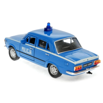 Fiat 125P Milicja - model Welly - skala 1:34-39