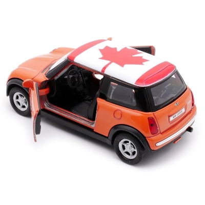 Mini Cooper Kanada - model Welly - skala 1:34-39