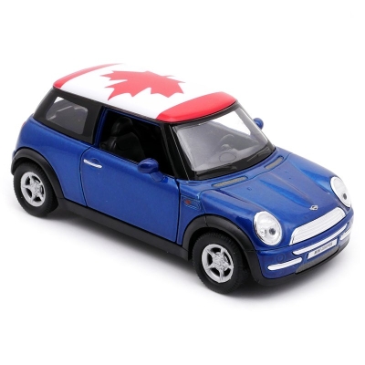 Mini Cooper Kanada - model Welly - skala 1:34-39