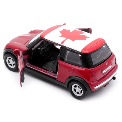Mini Cooper Kanada - model Welly - skala 1:34-39