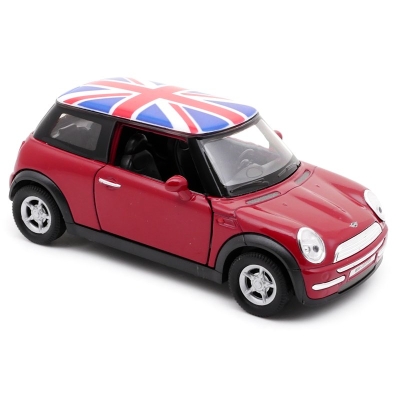 Mini Cooper Anglia - model Welly - skala 1:34-39