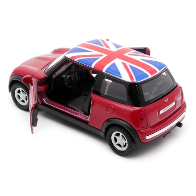 Mini Cooper Anglia - model Welly - skala 1:34-39