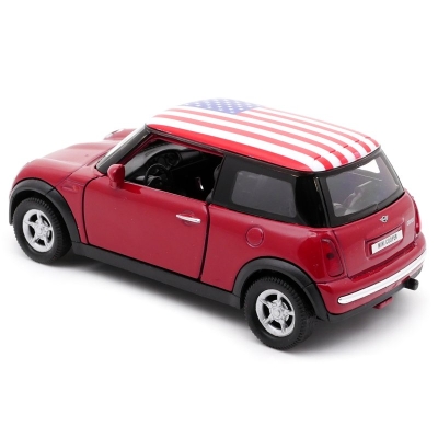Mini Cooper USA - model Welly - skala 1:34-39