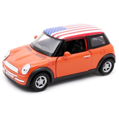 Mini Cooper USA - model Welly - skala 1:34-39