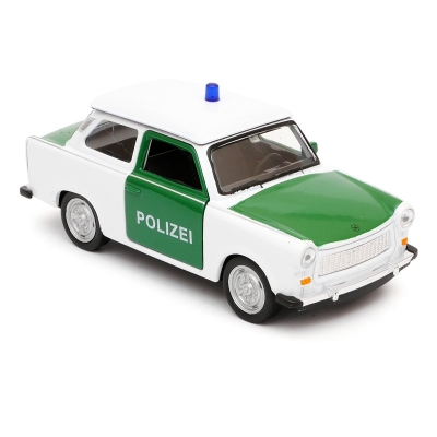 Trabant 601 Polizei - model Welly - skala 1:34-39