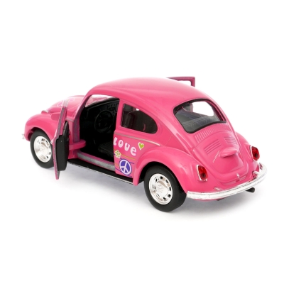 Volkswagen Beetle Peace & Love - model Welly - skala 1:34-39